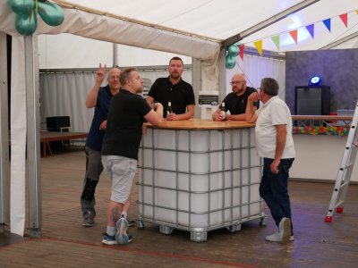 Schützenfest Aufbau 2025