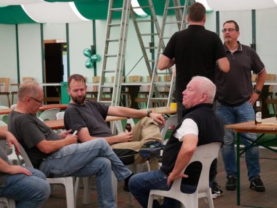 Schützenfest Aufbau 2025