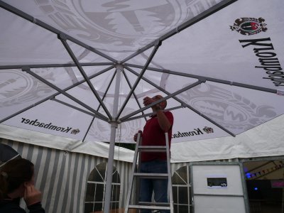 Schützenfest Aufbau 2025