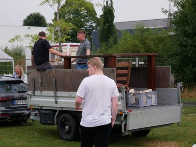 Schützenfest Aufbau 2025