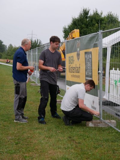 Schützenfest Aufbau 2025