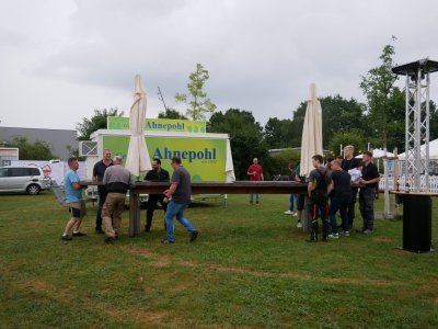 Schützenfest Aufbau 2025